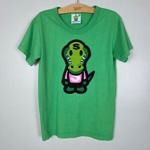 Sukamii Chenille Edition 3 Patch Crocodile Nothing Exists Green T Shirt